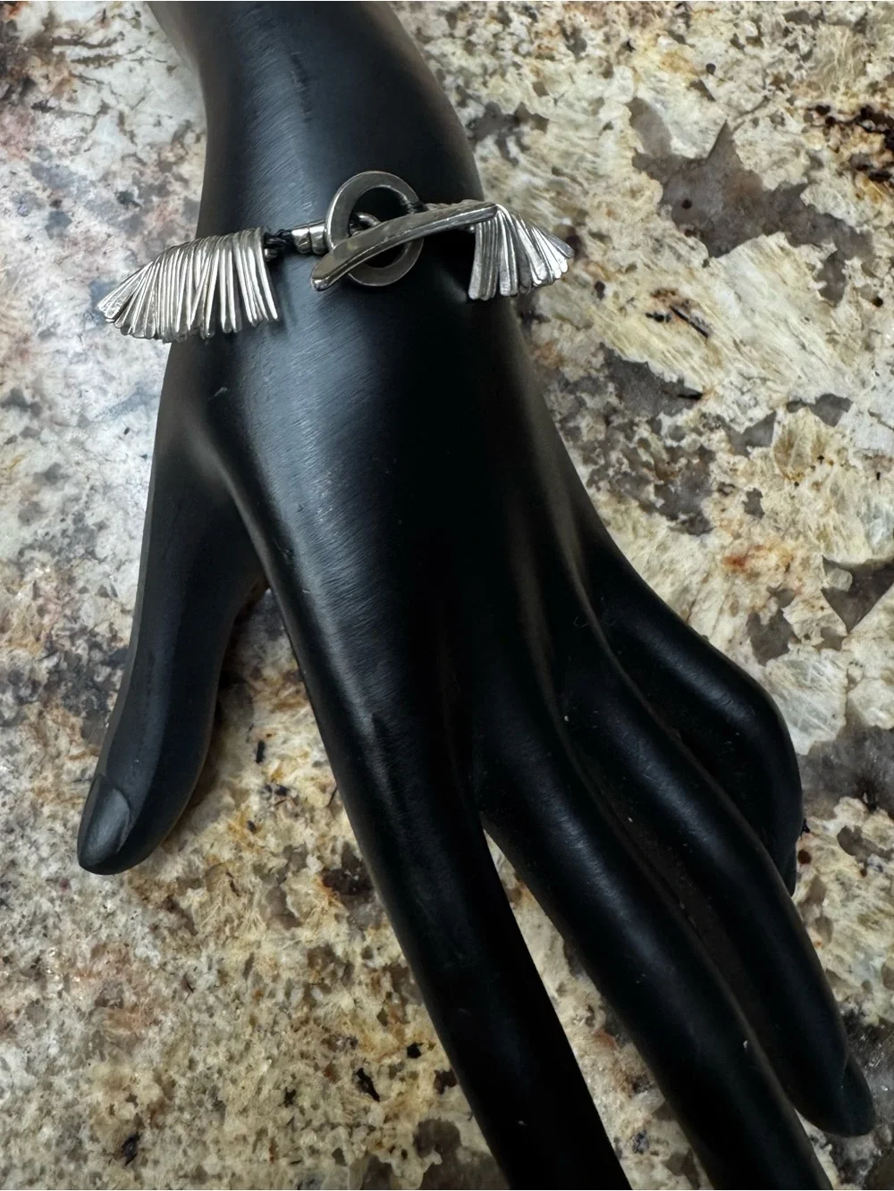 JILL PLATNER RARE!!! Handcrafted Sterling Silver Spike Bracelet.  SEA URCHIN?